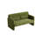59.06'' 2-Seater Velvet Loveseat Solid Wood Frame with Storage Base, Movable Pillows, Scratch-Free Rubber Feet for Small Spaces-572487457