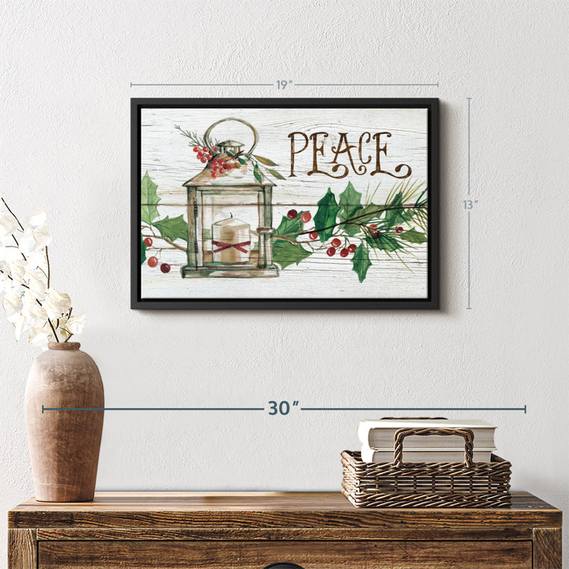 " Rustic Peace ", 13" H x 19" W
