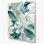 Abstrait aquarelle 79, art mural en métal beige