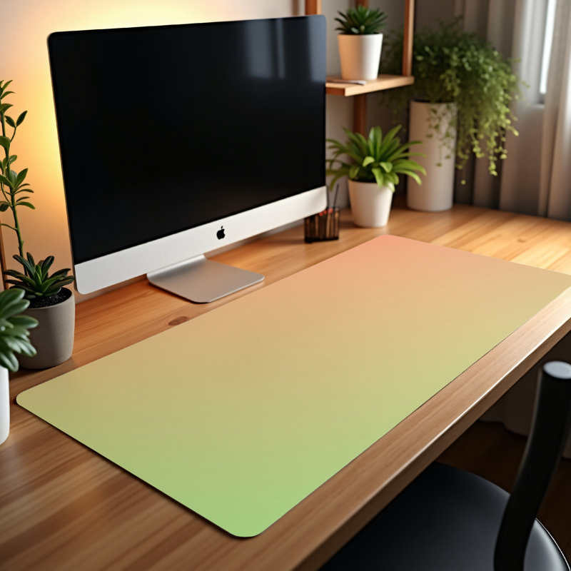 Polyester Desk Pad, 14.4x12.1
