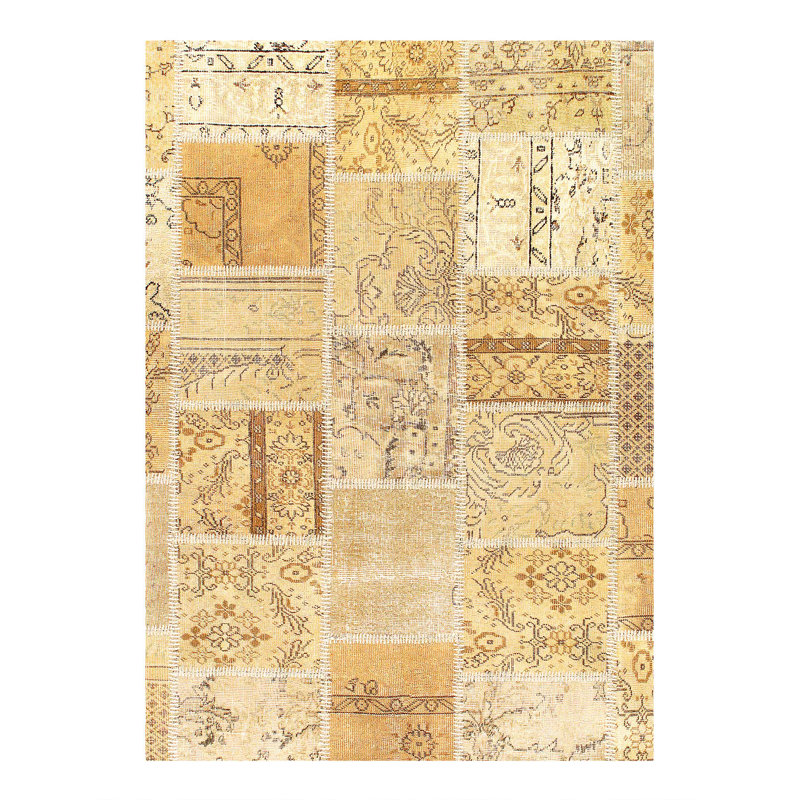 Doane Wool Patchwork Indoor Rug