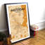 Amsterdam City Map - No Frame Print-396963316