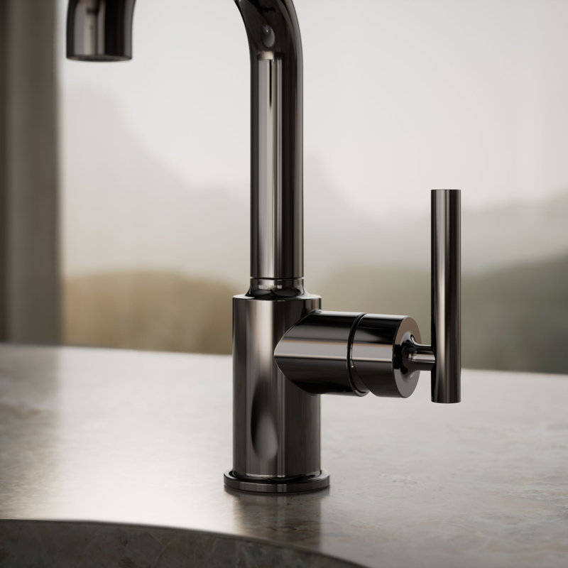 Purist® Bar Faucet with Accessories, Titanium