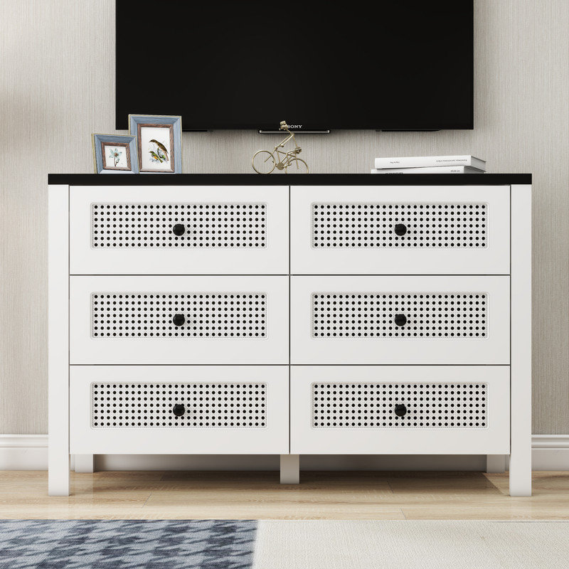 Commode 6 tiroirs Rayeann