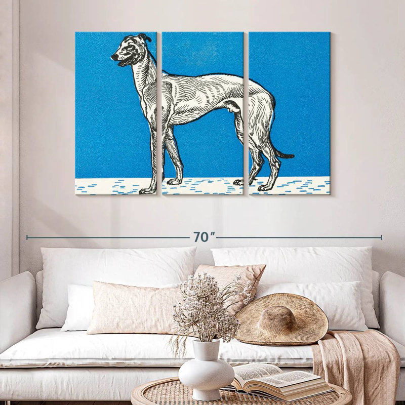 Brampt Greyhound III, 32" H x 50" W