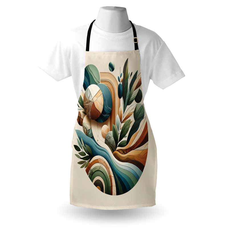 No Pattern Bib Apron
