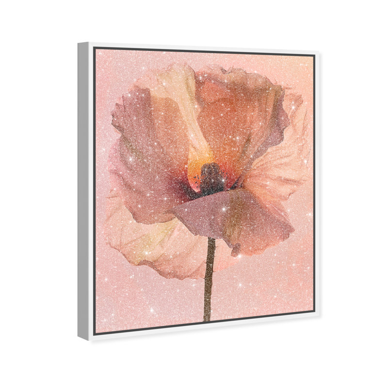 Amber Radiance I Print by Oliver Gal, 25"H x 31"W, White Floater Frame