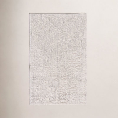 Silver Ivory Hand-Woven Rug