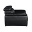 Fauteuil club en cuir véritable Daye-26164623