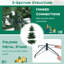 7 Ft Artificial Xmas Tree With 1090 Pvc Pe Branch Tips 340 Warm White Led Lights