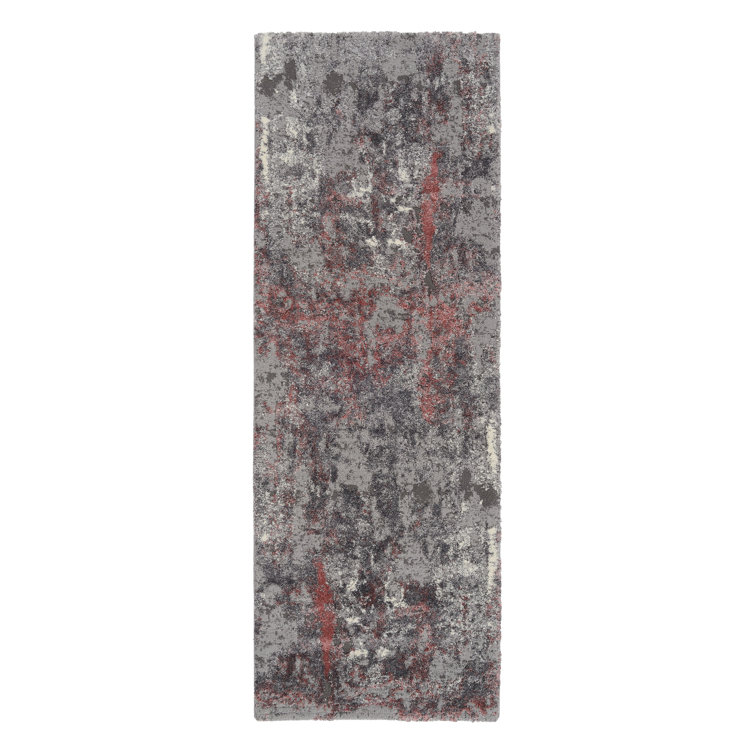 Glessite in Red/Grey Area Rug