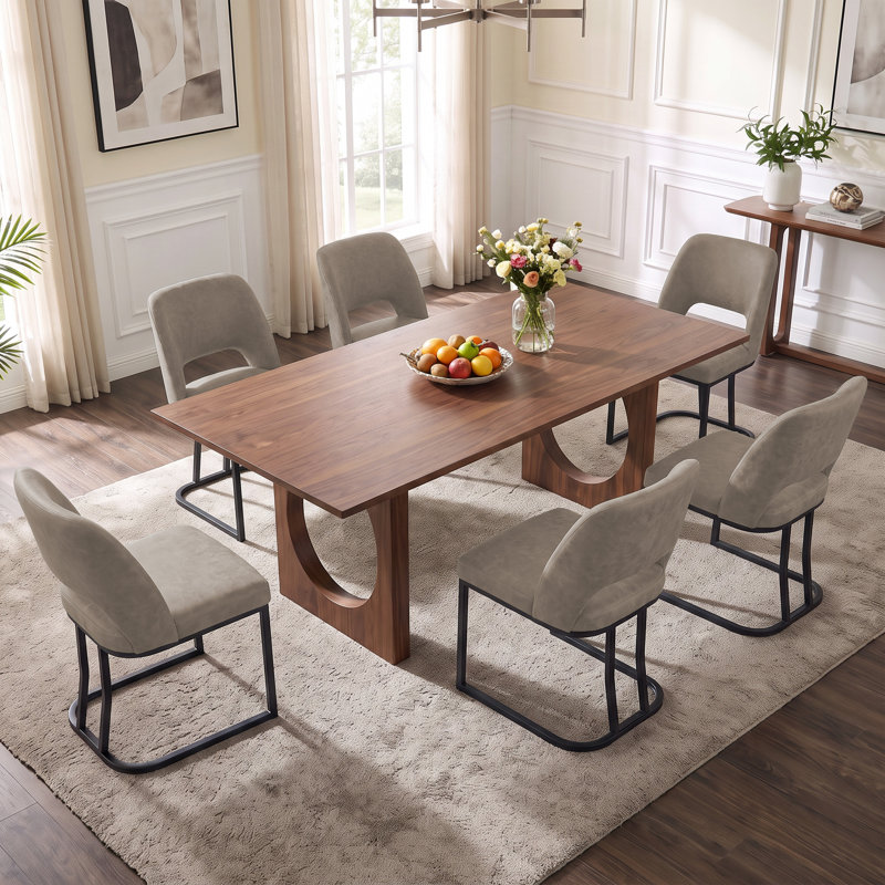 Ensemble de 2 chaises d'appoint rembourrées modernes en similicuir avec cadre en métal pour la cuisine et la salle à manger, ensemble de 2