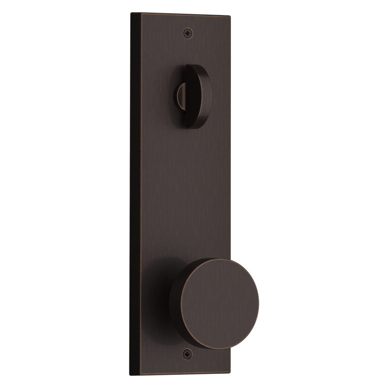 Santa Cruz Handleset, Contemporary Knob, Venetian Bronze, 2.69" W x 2.41" D
