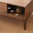 Walnut Solid- Wood Rectangular Coffee Table-112215150