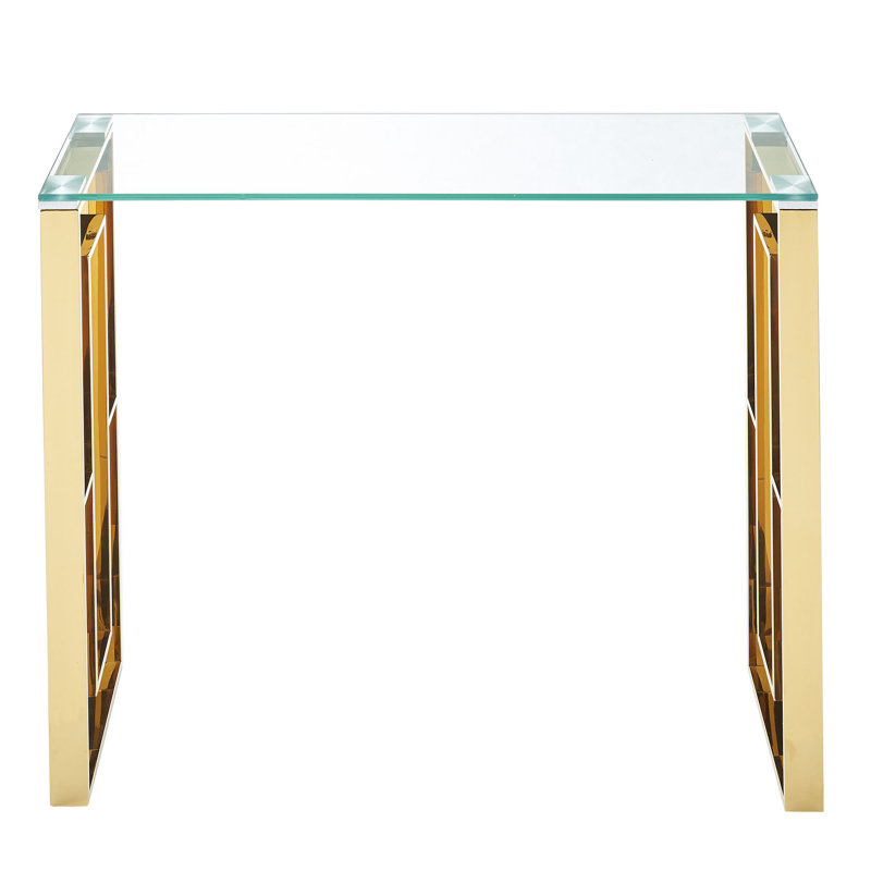 Console / bureau Jony en or, Doré