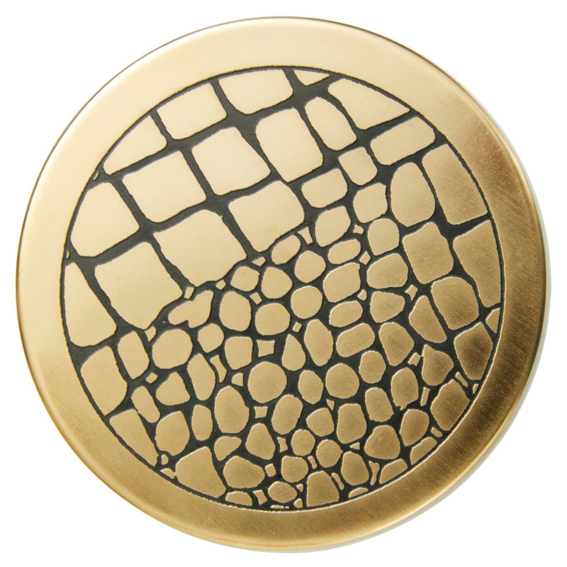 Ronneby Metal Round 4 Piece Coaster Holder Set