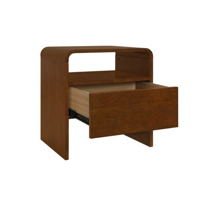 Beacon Solid Wood 1-Drawer Nightstand, Fully Assembled