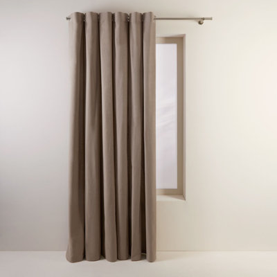 Cotton Blackout Curtain Single Panel