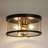 Louroujina Glass Flush Mount