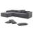 L-Shaped Chenille Sectional Sofa (Sectional)-1890368286