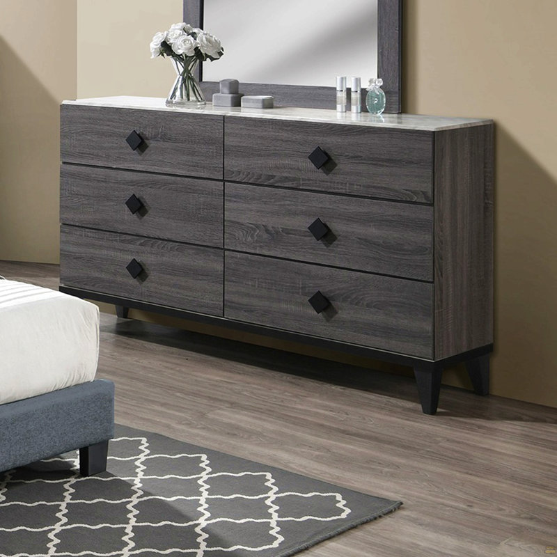 Dessus de meuble-lavabo 1Pc, Gris