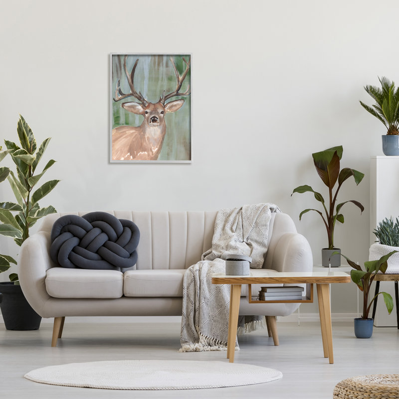 Painting, 30" H x 24" W, Farmhouse Gray Framed Giclee