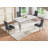 69" Large Rectangular Marble Dining Table, Elegant Faux Marble Kitchen Table With S-Shape Stainless Steel Legs, Luxury Dining Table-112290295-112290300-112290771