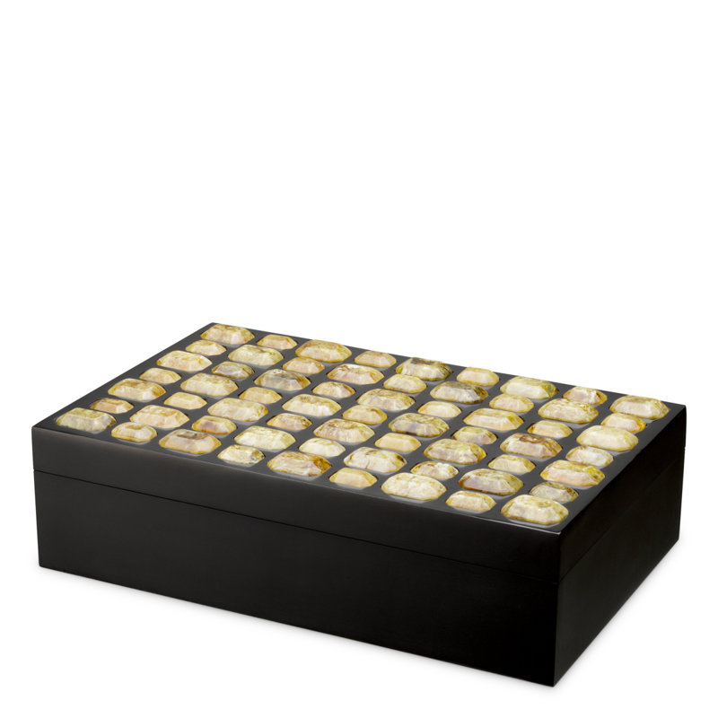 Box Lucida Faux, 4.33" H x 9.25" W x 14.76" D