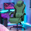 Metro Lane Adjustable Swiveling PC & Racing Game Chair-1965330113