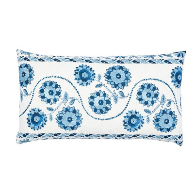 Zinnia Handmade Print Pillow