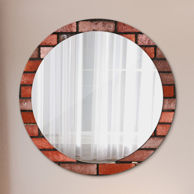 Huldar Glass Flat Wall Mirror