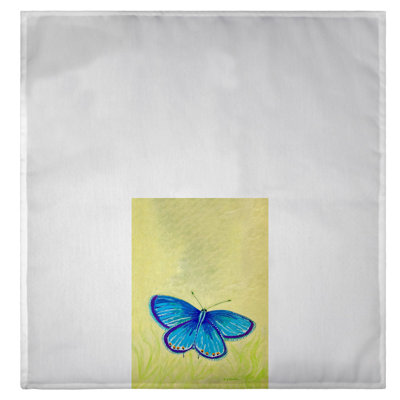 Serviette d'invité bleu azur