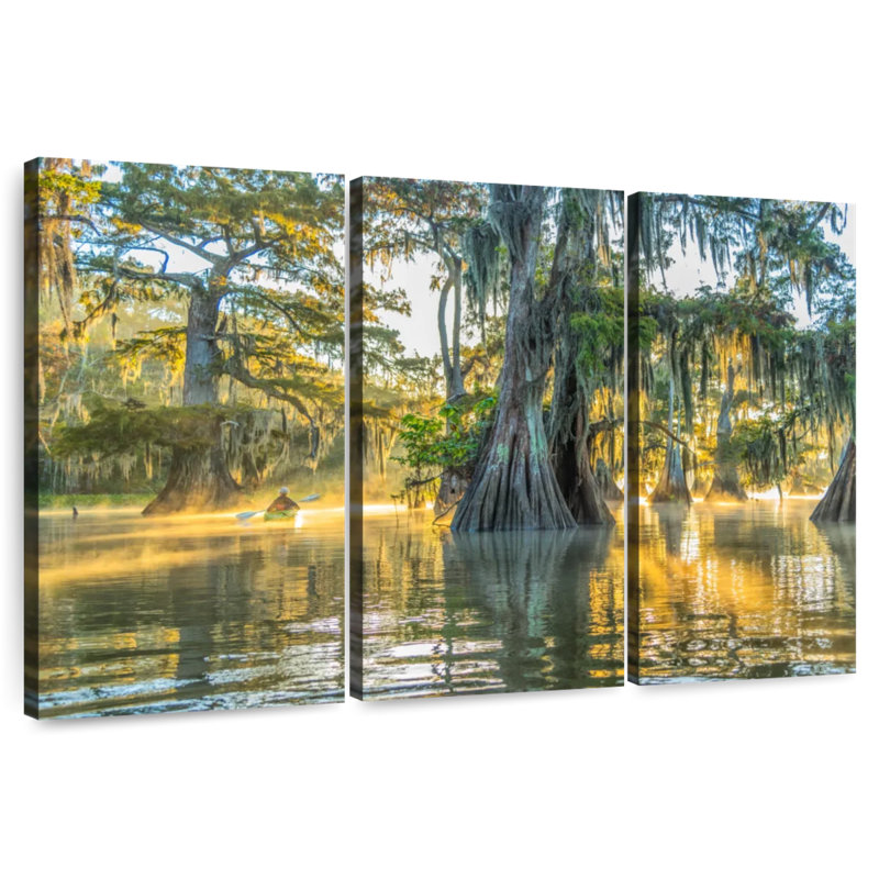 Alvord Lake Fausse Pointe State Park, 48" H x 74" W