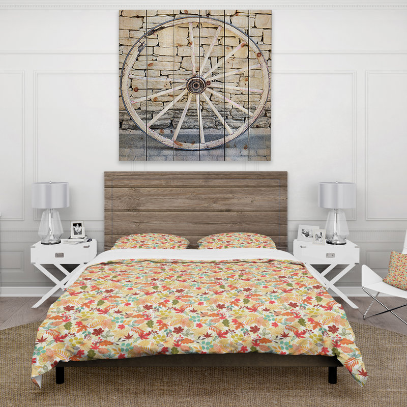 Ensemble de housse de couette moderne et contemporaine, Housse simple + 1 taie décorative