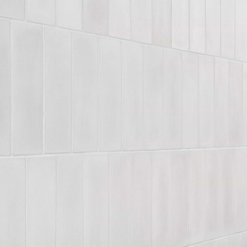Color One 2x8 Matte Cement Tile, Mist Gray