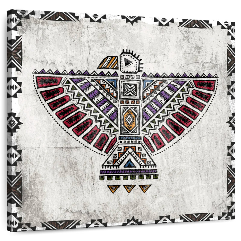 Motif amérindien Lelar, H 10 po x l 10 po