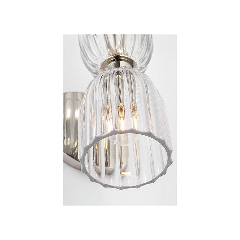 AERIN Asalea 16" Double Bath Sconce, Polished Nickel