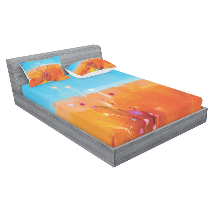 Microfiber Sheet Set, Full Sheet Set with Fitted Sheet