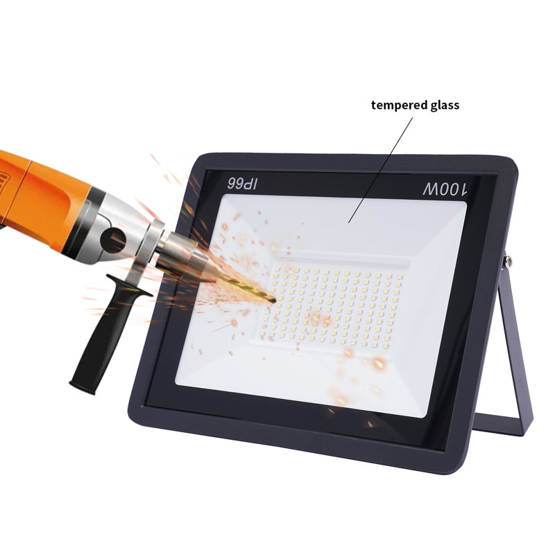 100W LED Outdoor Security Flood Light 2 Pcs