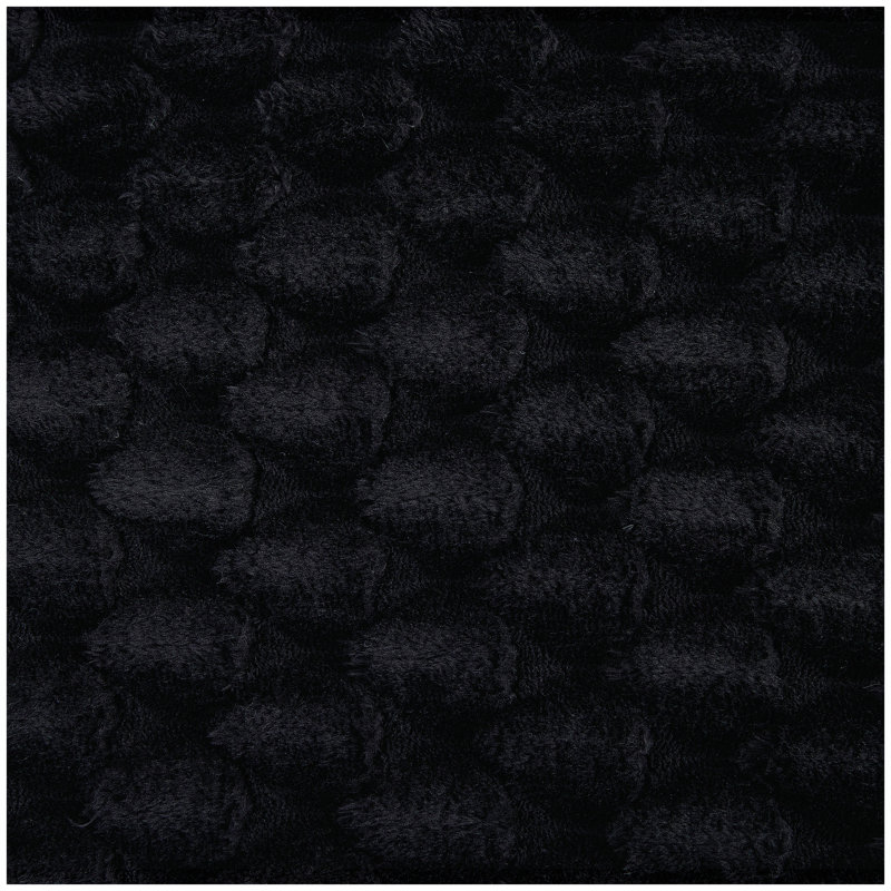 Canapé modulaire modulaire 137,8 po, Black Polyester