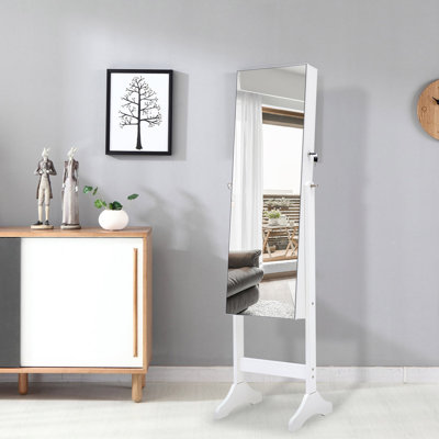 Armoire de rangement pour bijoux Fashion Fashion avec lumières à DEL, pour le salon ou la chambre à coucher
