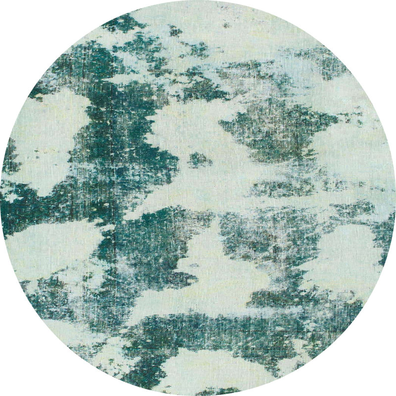 Tapis abstrait moderne 995, Rond 5 pi