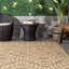 Tapis intérieur / extérieur beige Edras Southwestern-658603622