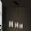 Luminaire suspendu unique à 3 lumières avec détails en cristal-1769775806