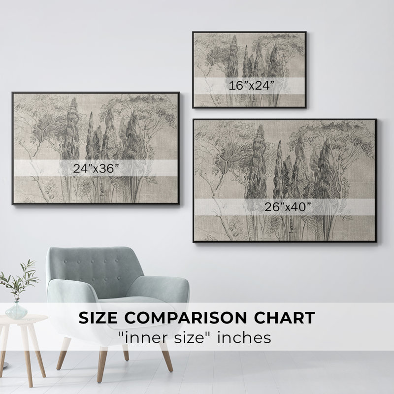 " Vintage Sketch-XII ", Black, 27" H x 41" W