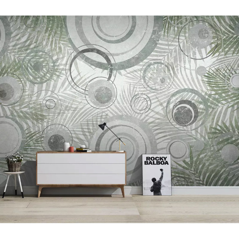 Papier peint amovible scandinave géométrique, L 9 po x l 15 po