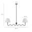 Luminaire suspendu en laiton Wave Squiggle-101991364
