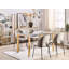 Halcyon Glass Top Metal Base Dining Table