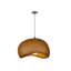 Luminaire suspendu en polyester 1 lumière brun-145249595