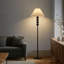 Lampe sur pied traditionnelle 65 po noir mat